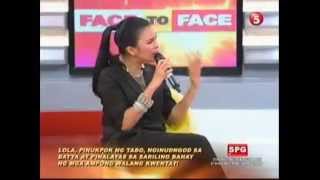 Face To Face TV5 October 22, 2012 Part 1