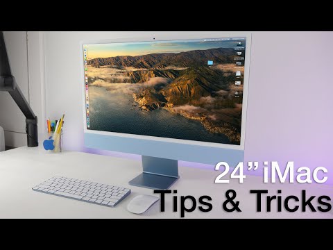 How to use 24" iMac (M1) Tips/Tricks!