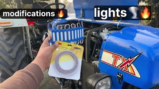 tractor lights modification #tractormodified #tractorvideo #newholland