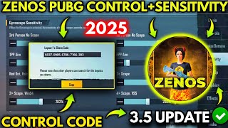 UPDATE 3.6 ZENOS PUBG NEW BEST SENSITIVITY CODE AND BASIC SETTING CONTROL PUBG MOBILE