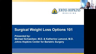 Surgical Weight Loss Options 101 Webinar