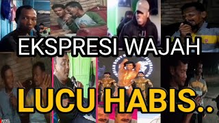 EKSPRESI WAJAH LUCU SAAT BERNYANYI