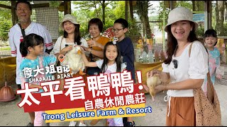 【Trong Leisure Farm】Enjoying a great time feeding ducks ！