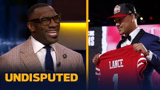 49ers drafting Trey Lance is better than Mac Jones to Patriots — Shannon Sharpe | NFL | UNDISPUTED