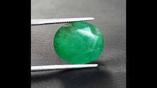 7.12 Carat Colombian Emerald Certificate no. AK2106150034