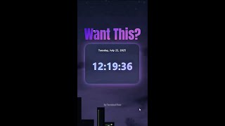 Build a Live Digital Clock in 11 Seconds! | HTML CSS JS #shorts #coding