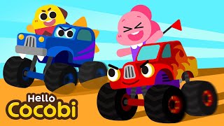 Monster Truck | Car & Trucks Nursery Rhymes for Kids & Babies | Hello Cocobi