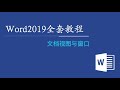 word2019全套视频教程 09：文档视图与窗口