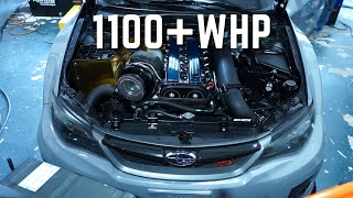 2JZ Subaru Wrx cracks 1100 WHP on Dyno (HD)