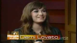 Demi Lovato Live - On Regis Kelly + Interview