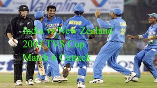 India vs New Zealand 2003 TVS Cup Match 6 Cuttack