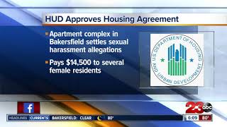 HUD settles sexual harassment allegations