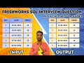 Freshworks Data Analyst SQL Interview Problem | SQL For Data Analytics