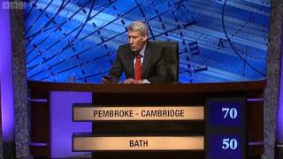 University Challenge S42E17 - Pembroke, Cambridge vs Bath