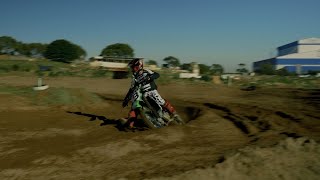 Jayden Rykers training for Round 3 of the ProMX Championship