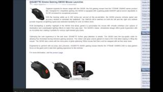 GIGABYTE Xtreme Gaming XM300 Mouse Launches