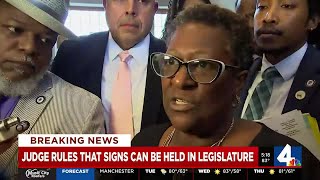 Democrats walk out in unity