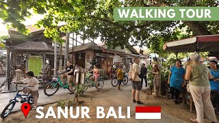 Bali Walking Update | Christmas Holiday Vibes In SANUR Bali | Walking Tour Sanur Bali Today 2024