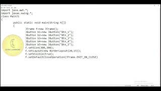 Java | Swing class 'Border Layout #2' | CodeLearning