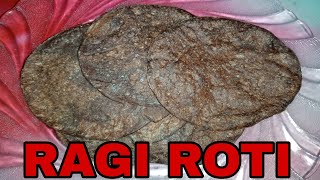 Ragi Roti, রাগি রুটি। স্বাস্থ্যকর একটা রুটি