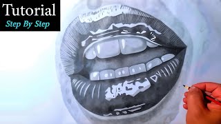 How To Draw Realistic Lips | Step By Step For BEGINNERS (2024)