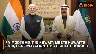 PM Modi's Visit in Kuwait: Meets Kuwait's Emir, Receives Country's Highest Honour