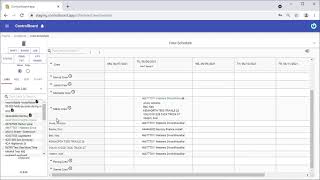 Crew Scheduling on ControlBoard