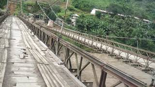 The dangerous BARAK BRIDGE and its  river