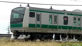 埼京線用新型車両　E233系7000番台宮ﾊｴ116編成　配給輸送　配給列車　JR東日本