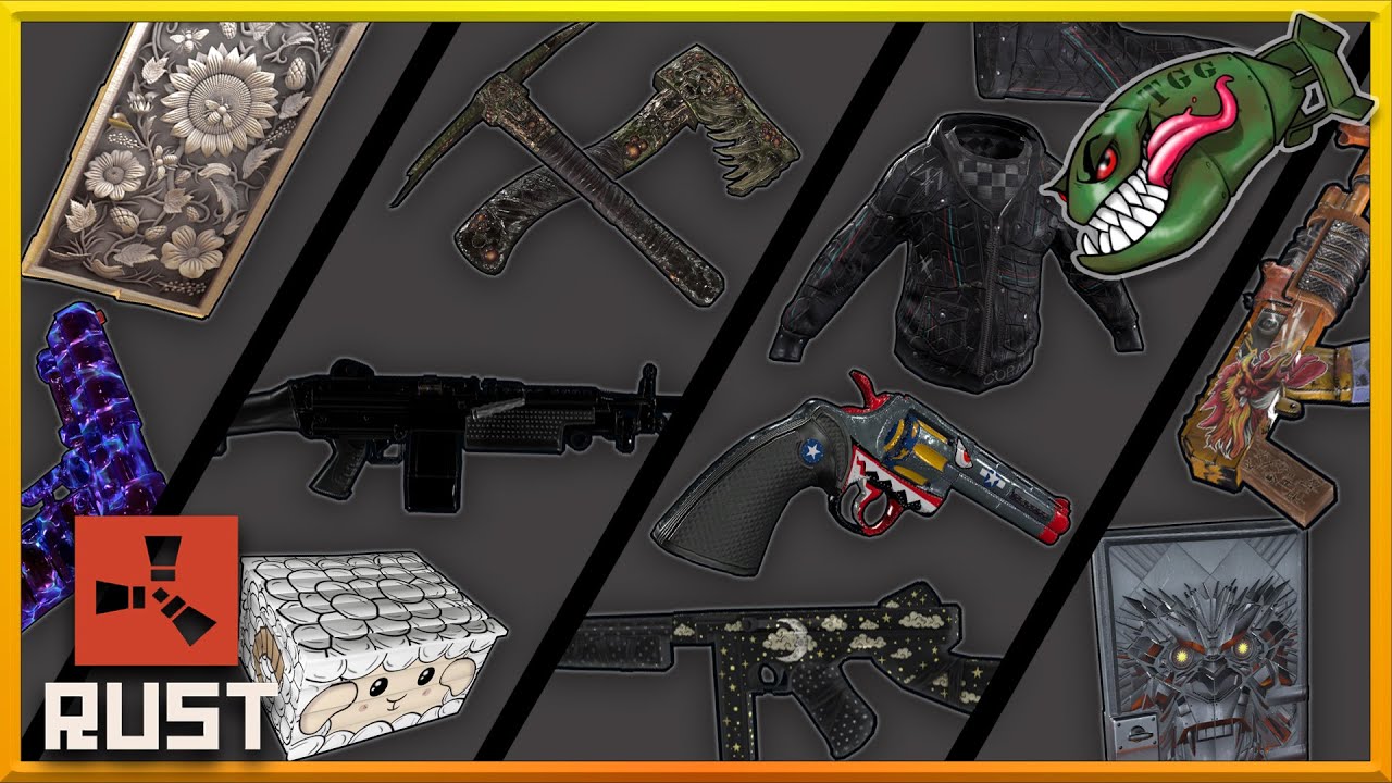 Rust Skins Ape Lord Door Chrome Bombshell Python Deep Ruby Sap