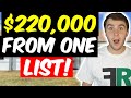 How I Made $200k+ From Marketing to ONE LIST! | Wholesale Real Estate