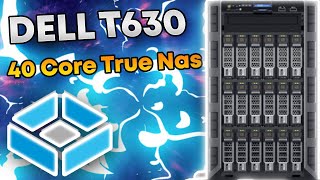 Dell PowerEdge T630 18x 3.5 Hard Drive Bays and 40 Cores Home Lab TrueNAS Unraid VMware ESXi