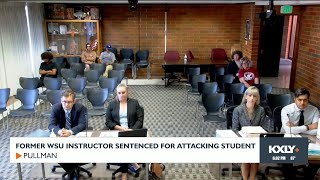 Former Wsu Professor Sentenced For Attacking Student