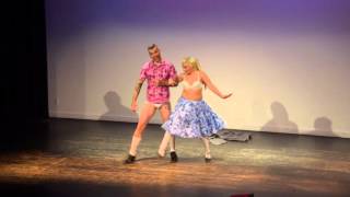 Beau Creep  and LeTabby Lexington Duet at Edmonton Burlesque Festival 2015