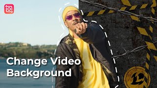 How to Change Video Background without Green Screen (InShot Tutorial)