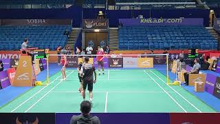 Asia Badminton championship 2023 Alvin Morada/ Alyssa Leonardo🇵🇭 vs 🇮🇳India