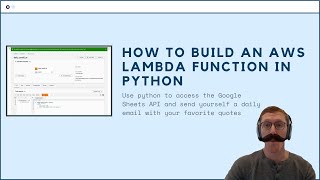 How To Build an AWS Lambda Function to Send Daily Emails
