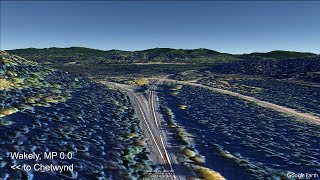 CN (ex BCRail) Tumbler Ridge Sub Virtual Tour Wakely to Quintette