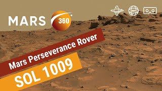 Mars 360: NASA's Mars Perseverance Rover - Sol 1009 (360video 8K)