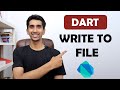 Write File In Dart - Learn Dart Programming