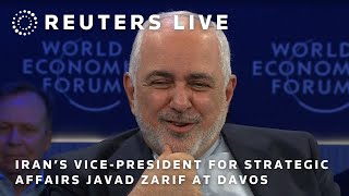 LIVE: Iran's Vice-President for Strategic Affairs Javad Zarif speaks at Davos