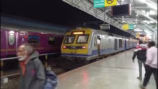 Solapur - Hosapete DEMU departs from Hosapete Junction Railway Station