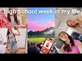 high school week in my life vlog *football game, friends, picture day, + more*