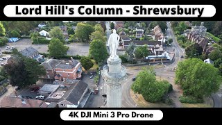 Lord Hill's Column -Shrewsbury 4K DJI Mini 3 Pro Drone