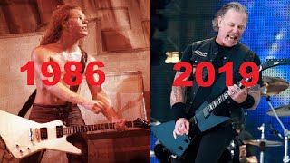 evolution of metallica playing master of puppets live (1986-2019)