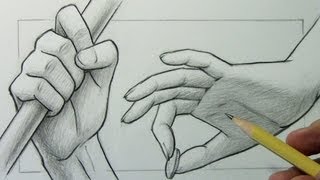 How to Draw Hands, 2 Different Ways