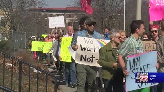 UVM staff hold rally for better wages