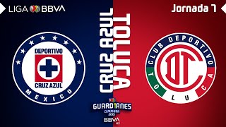 Resumen y Goles | Cruz Azul vs Toluca | Liga BBVA MX - Guard1anes 2021 - Jornada 7