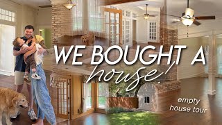 WE BOUGHT A HOUSE! Empty House Tour of Our Cozy Texas Home 🏠