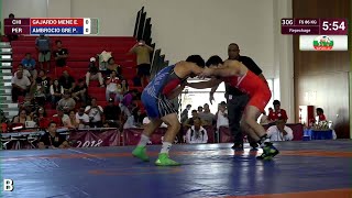 Repechage FS - 86 kg: E. GAJARDO MENE (CHI) v. P. AMBROCIO GRE (PER)